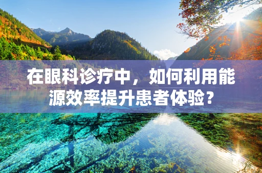 在眼科诊疗中，如何利用能源效率提升患者体验？