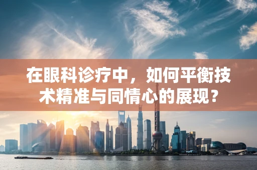 在眼科诊疗中，如何平衡技术精准与同情心的展现？