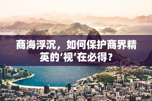 商海浮沉，如何保护商界精英的‘视’在必得？