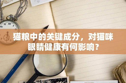 猫粮中的关键成分，对猫咪眼睛健康有何影响？