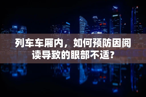 列车车厢内，如何预防因阅读导致的眼部不适？