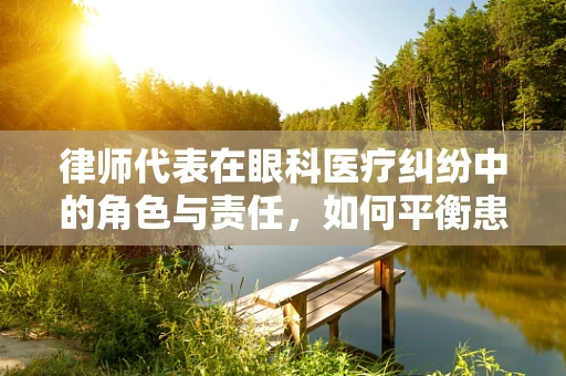 律师代表在眼科医疗纠纷中的角色与责任，如何平衡患者权益与医疗决策？