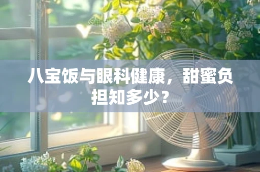 八宝饭与眼科健康，甜蜜负担知多少？