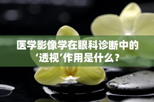 医学影像学在眼科诊断中的‘透视’作用是什么？