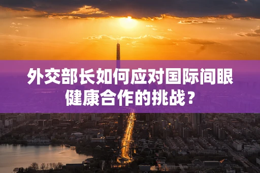 外交部长如何应对国际间眼健康合作的挑战？