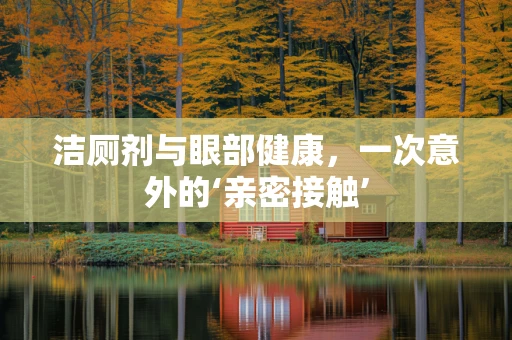 洁厕剂与眼部健康，一次意外的‘亲密接触’