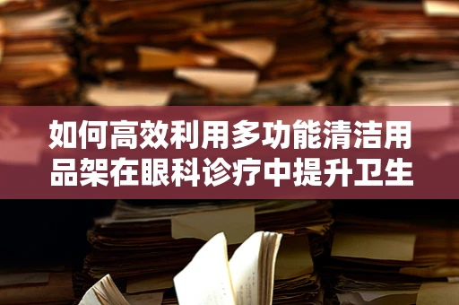 如何高效利用多功能清洁用品架在眼科诊疗中提升卫生安全？