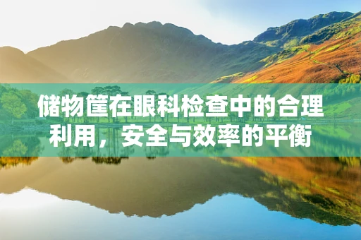 储物筐在眼科检查中的合理利用，安全与效率的平衡