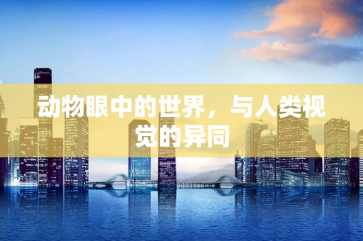 动物眼中的世界，与人类视觉的异同