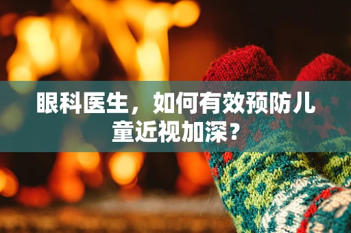 眼科医生，如何有效预防儿童近视加深？