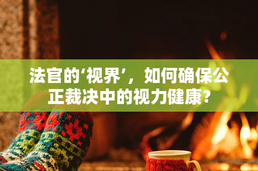 法官的‘视界’，如何确保公正裁决中的视力健康？