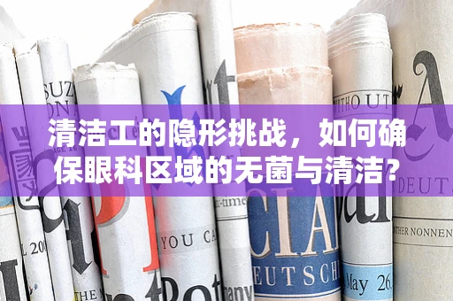 清洁工的隐形挑战，如何确保眼科区域的无菌与清洁？