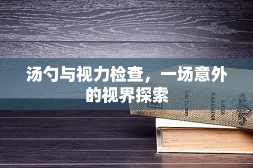 汤勺与视力检查，一场意外的视界探索