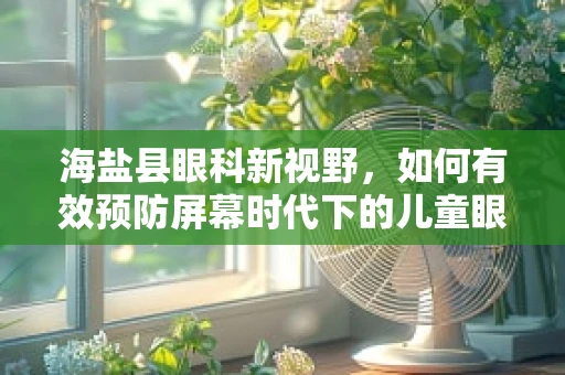海盐县眼科新视野，如何有效预防屏幕时代下的儿童眼干涩？
