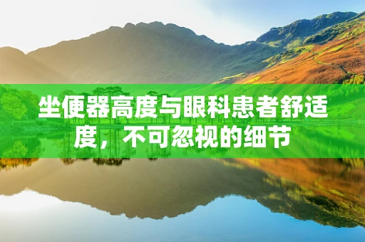 坐便器高度与眼科患者舒适度，不可忽视的细节