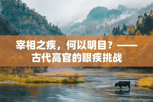 宰相之疾，何以明目？——古代高官的眼疾挑战