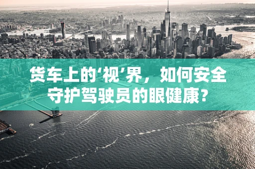 货车上的‘视’界，如何安全守护驾驶员的眼健康？
