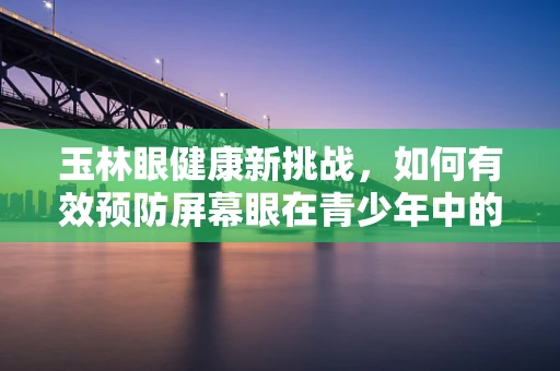 玉林眼健康新挑战，如何有效预防屏幕眼在青少年中的蔓延？