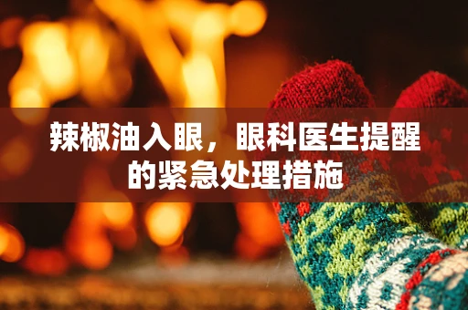 辣椒油入眼，眼科医生提醒的紧急处理措施