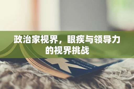 政治家视界，眼疾与领导力的视界挑战