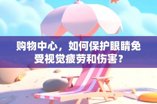 购物中心，如何保护眼睛免受视觉疲劳和伤害？