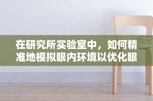 在研究所实验室中，如何精准地模拟眼内环境以优化眼科药物研发？