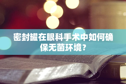 密封罐在眼科手术中如何确保无菌环境？