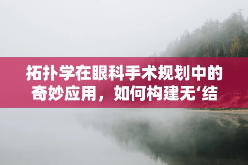 拓扑学在眼科手术规划中的奇妙应用，如何构建无‘结’的视觉通路？