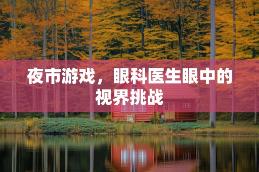 夜市游戏，眼科医生眼中的视界挑战