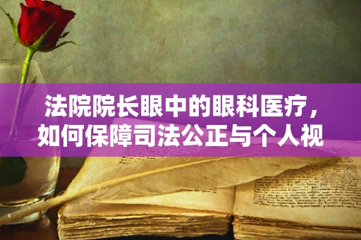 法院院长眼中的眼科医疗，如何保障司法公正与个人视力健康？