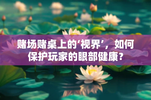赌场赌桌上的‘视界’，如何保护玩家的眼部健康？