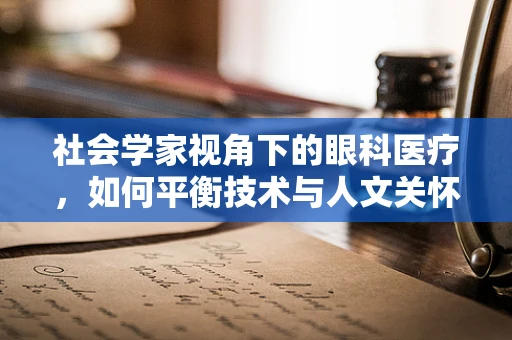 社会学家视角下的眼科医疗，如何平衡技术与人文关怀？