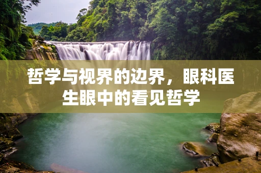 哲学与视界的边界，眼科医生眼中的看见哲学