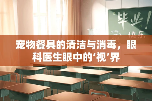 宠物餐具的清洁与消毒，眼科医生眼中的‘视’界