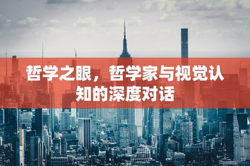 哲学之眼，哲学家与视觉认知的深度对话