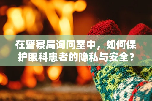 在警察局询问室中，如何保护眼科患者的隐私与安全？