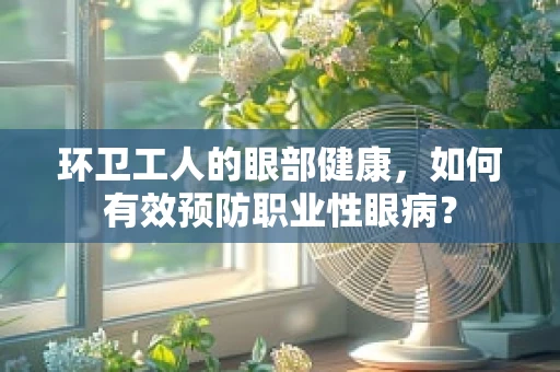 环卫工人的眼部健康，如何有效预防职业性眼病？