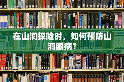 在山洞探险时，如何预防山洞眼病？