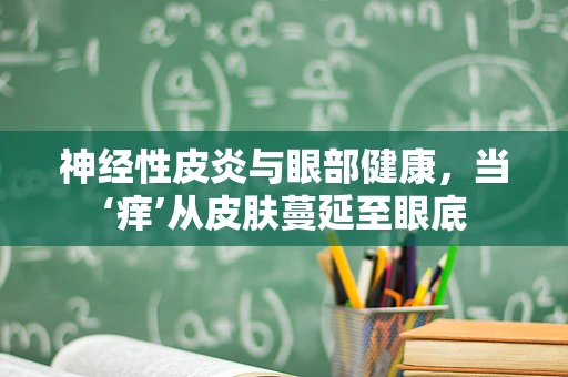 神经性皮炎与眼部健康，当‘痒’从皮肤蔓延至眼底
