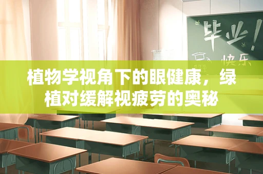 植物学视角下的眼健康，绿植对缓解视疲劳的奥秘