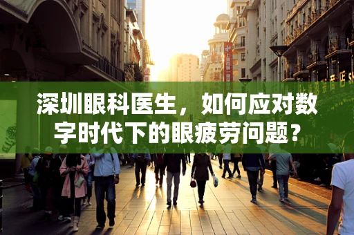 深圳眼科医生，如何应对数字时代下的眼疲劳问题？