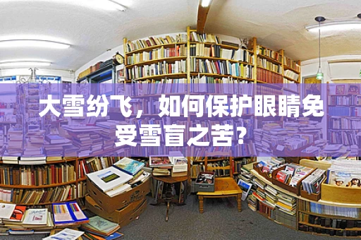 大雪纷飞，如何保护眼睛免受雪盲之苦？