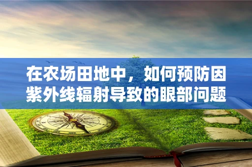 在农场田地中，如何预防因紫外线辐射导致的眼部问题？