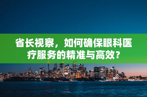 省长视察，如何确保眼科医疗服务的精准与高效？