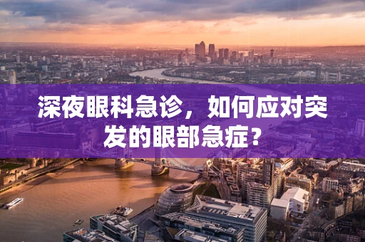 深夜眼科急诊，如何应对突发的眼部急症？