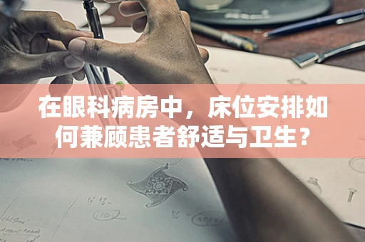 在眼科病房中，床位安排如何兼顾患者舒适与卫生？