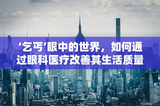 ‘乞丐’眼中的世界，如何通过眼科医疗改善其生活质量？
