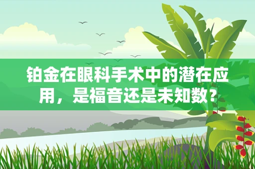 铂金在眼科手术中的潜在应用，是福音还是未知数？