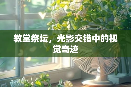 教堂祭坛，光影交错中的视觉奇迹