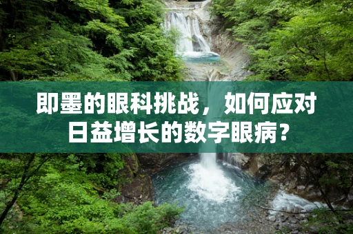 即墨的眼科挑战，如何应对日益增长的数字眼病？